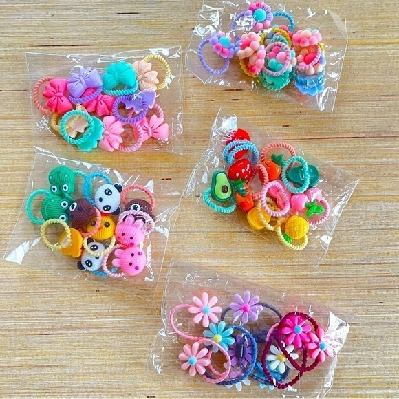 Girls hair tie set - Picture 1 of 6